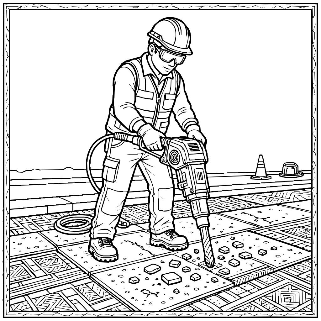 Professions coloring pages