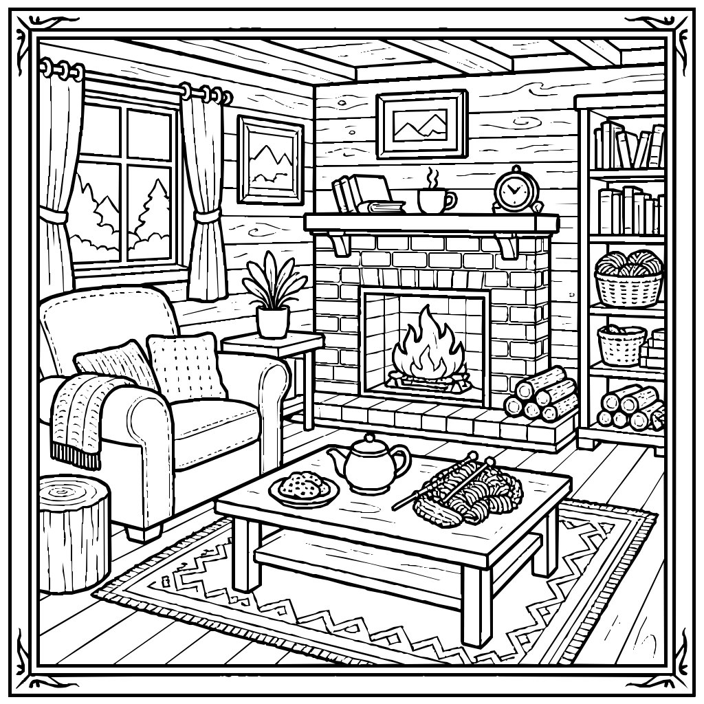 Home coloring pages