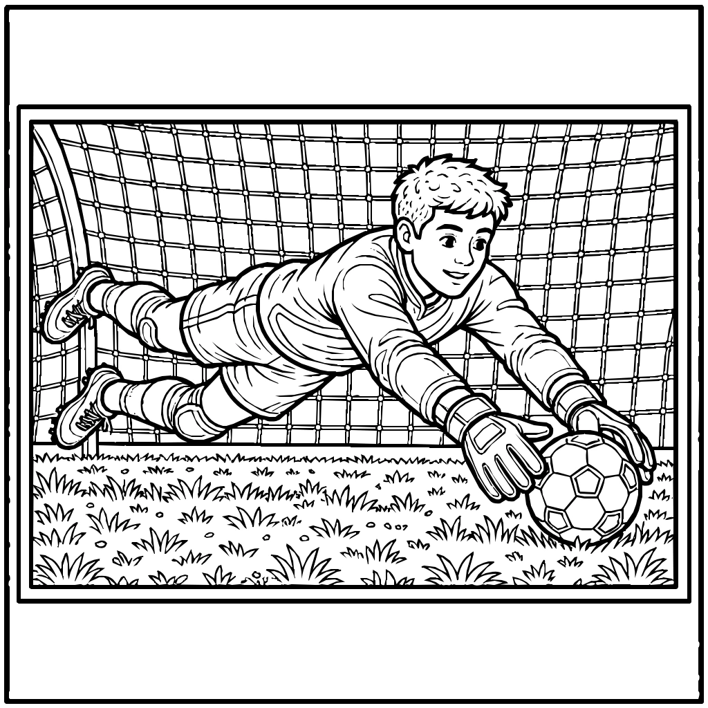 Sports coloring pages